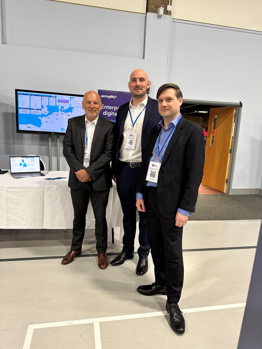 AerogilityLtd's tweet photo. Fantastic first day yesterday, now onto day 2 of Team Defence Information DI23.
Come find our team at stand 43 to learn more about our Enterprise Digital Twin capabilities, and how we could help you.
#DI23 #defenceinformation23 #innovation https://t.co/L2oKenyfrg