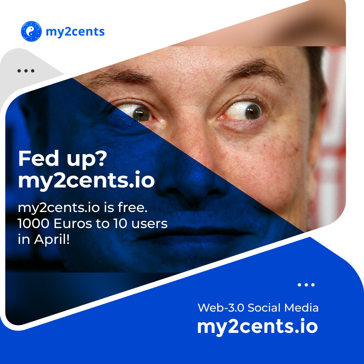 my2cents_app's tweet photo. Looking for a #Twitter alternative that respects your privacy? #my2cents is the one-stop solution that doesn't track your online activity. Don't jump out of the frying pan into the fire. Switch wisely. #PrivacyMatters #ChooseWisely https://t.co/U5MNKirOew