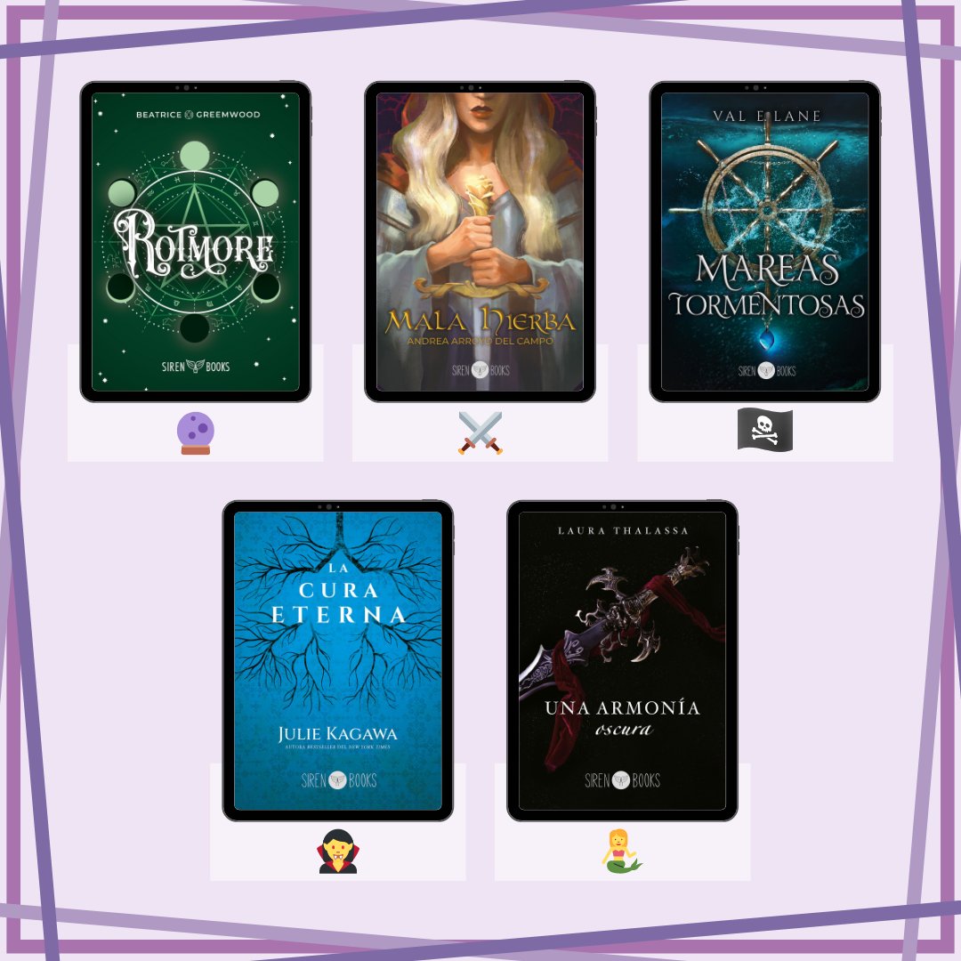 sirenbooksed's tweet photo. Estas novedades son pura fantasía, ¿verdad? Tenemos brujas, princesas, piratas, sirenas, vampiros, faes... ¿cuál os llama más la atención? 👀 https://t.co/9qXUkcIokT