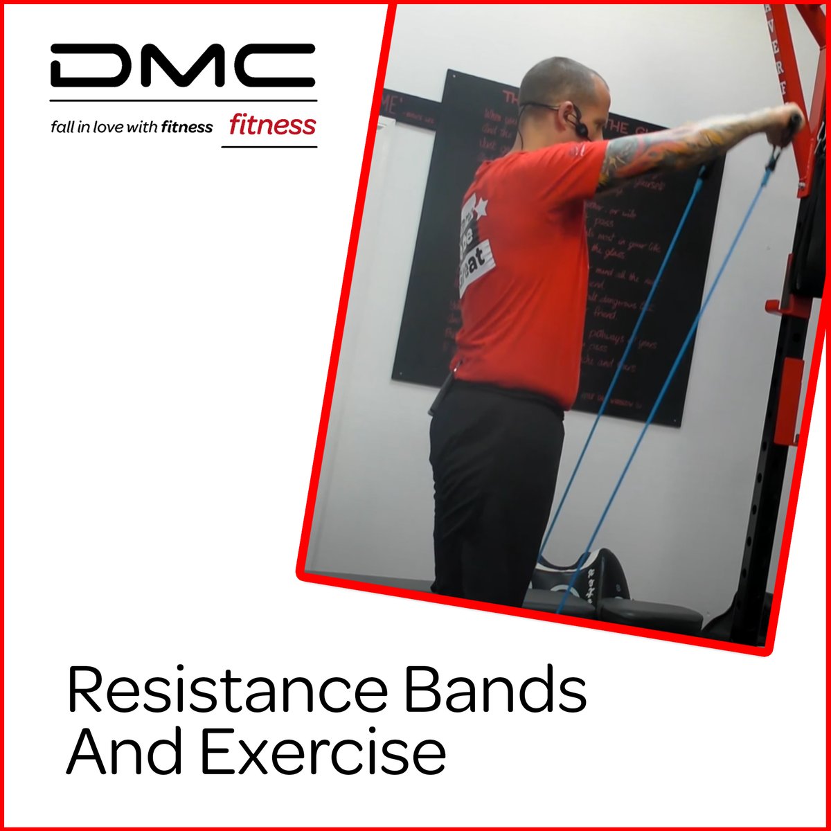 dmcfit's tweet photo. We're obsessed with resistance bands! They're a must-have in our workouts and we use them ourselves too. Plus, they're affordable and offer so many benefits to your fitness routine. Check out our blog post for more on resistance bands! 

https://t.co/ugykv9XKcY

#DMCFitness https://t.co/jU7KayB5Gn