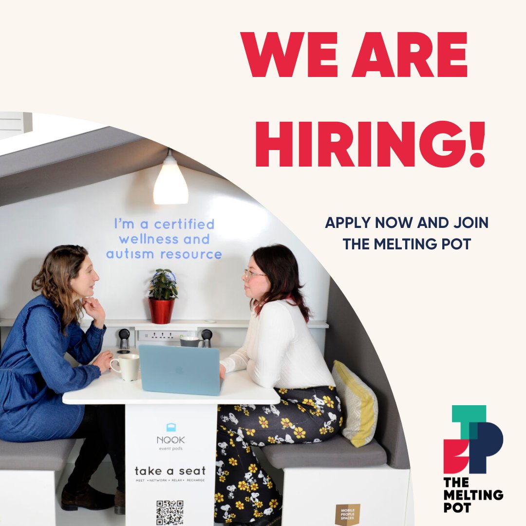 The Melting Pot on Twitter "📢WE ARE HIRING!📢 💻 Parttime Sales