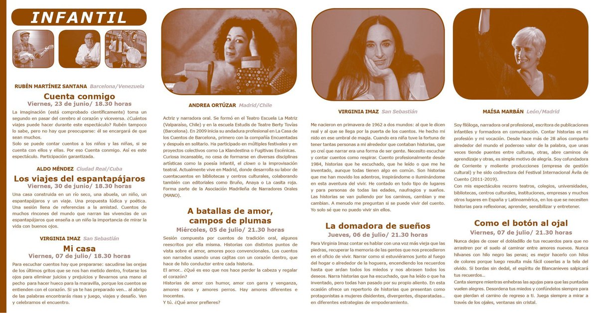 casaconchas's tweet photo. Una emisión los protagonistas de nuestra "Caja de resonancia" en @RadioUSAL fueron los cuentos y narradoras de esta última semana del Festival Contando Cuentos #AndreaOrtuzar, @virginiaimaz y @MaisaMarban, quien mañana clausura esta 22 ed.
#ContandoCuentos
https://t.co/UVK6oeZPCm https://t.co/EklvEXeWpI