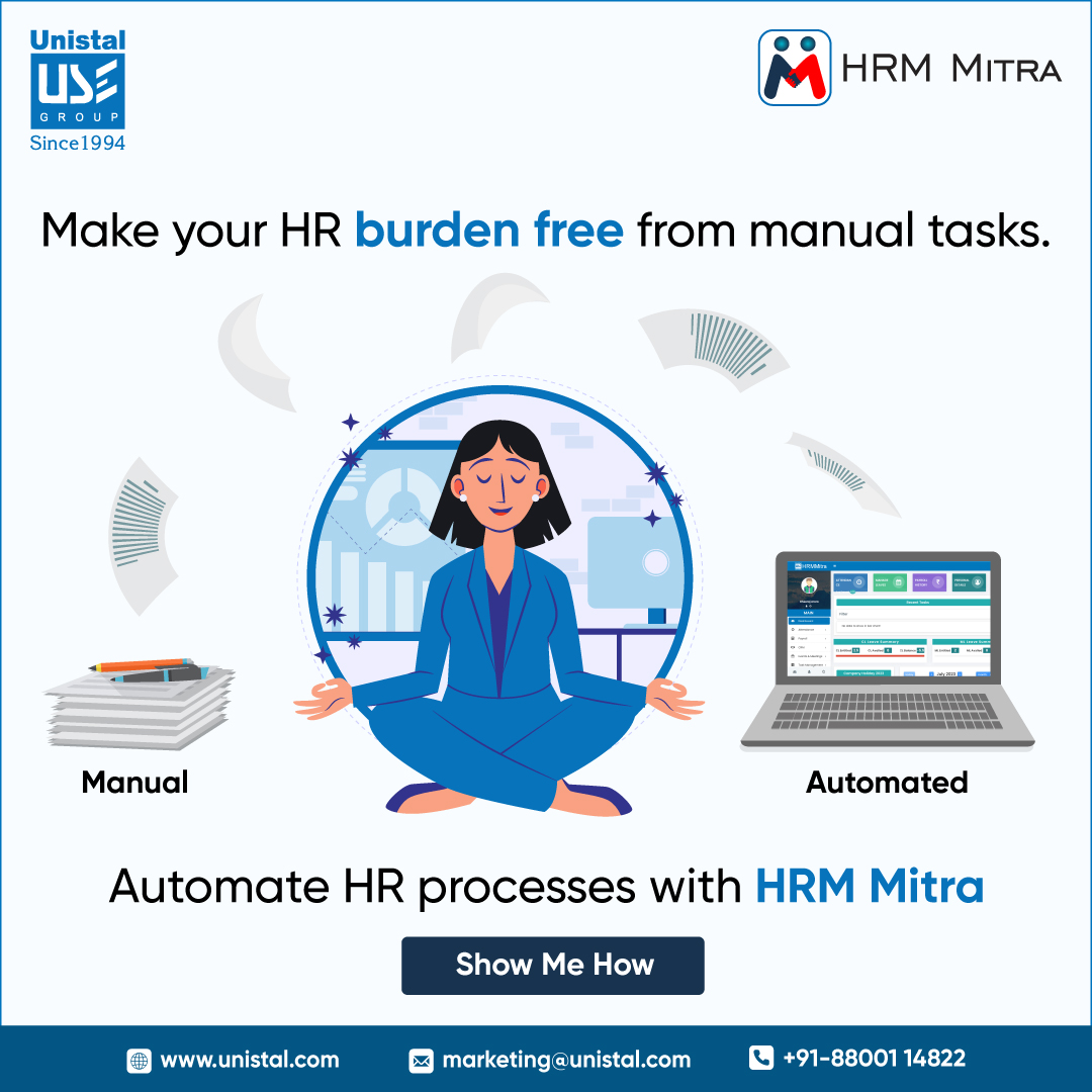 UnistalGlobal's tweet image. Enjoy the efficiency and accuracy of automated HR workflows.  
𝐁𝐨𝐨𝐤 𝐚 𝐃𝐞𝐦𝐨 𝐍𝐨𝐰: unistal.com/hrmmitra-hrms-… 
#HRMS  #HRMSsoftwarefeatures #BestHRsoftware #timemanagement #hrsoftware #hrtech    #hrmanagement #performance #workflow #hr #unistal #unistalglobal #hrmmitra