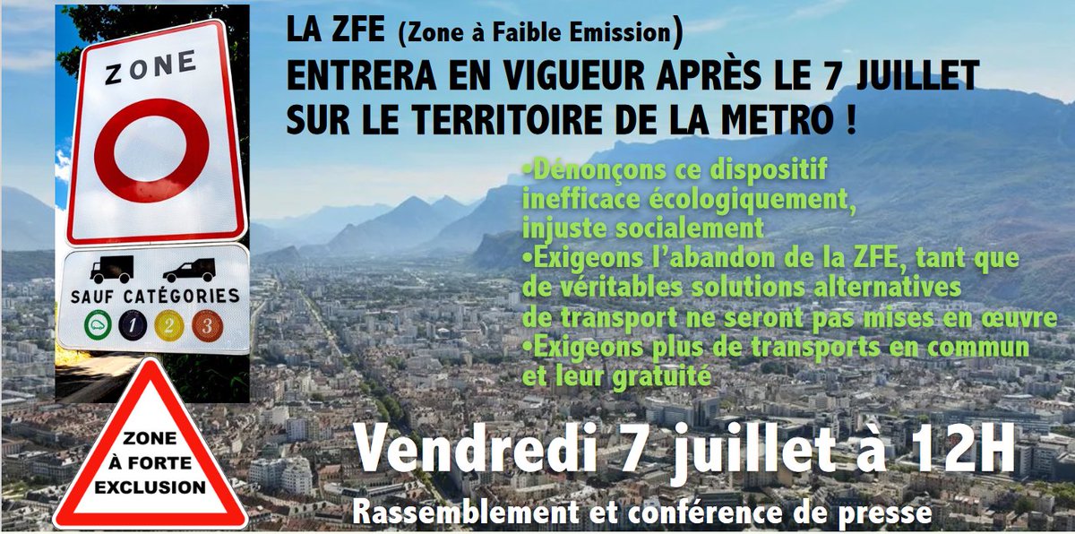 Collectif pour la gratuité des TC - Métro Grenoble tweet media