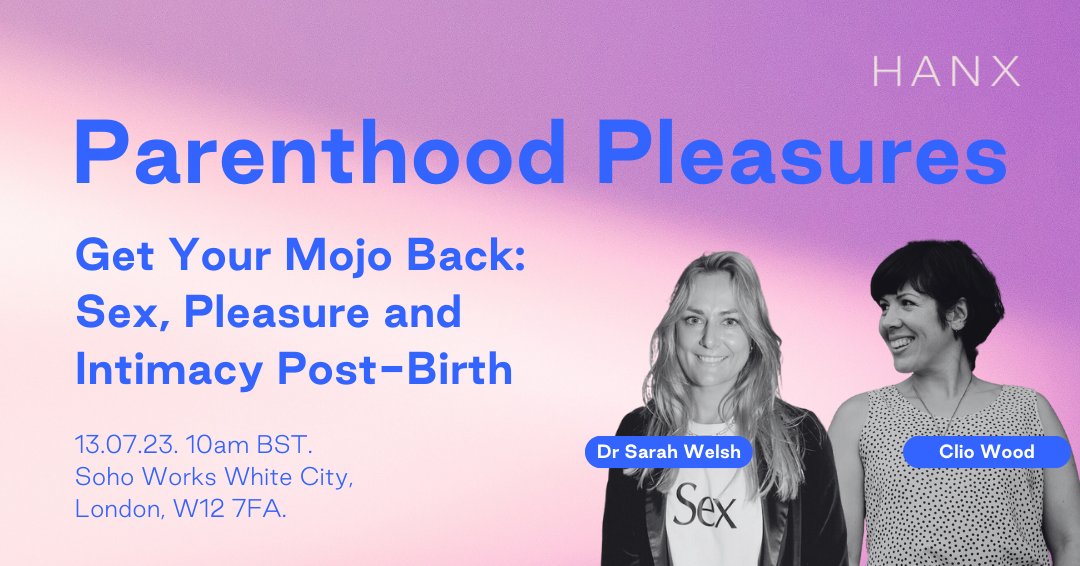 Calling all new mums! 👀 We're headed to <a href="/sohohouse/">Soho House</a> White City with for a practical, informal and TMI-free workshop on getting back to it 😉 post-partum with Dr <a href="/ESWelsh/">Sarah Welsh</a> &amp; <a href="/AndBreatheWell/">&Breathe</a> on 13th July. RSVP now! bit.ly/hanxparenthood… #Parenthood