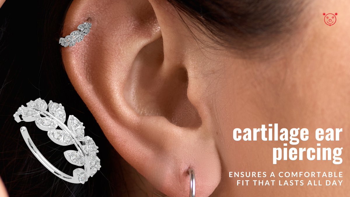 The bendable and flexy design to ensure a comfortable fit that lasts all day. 🙌💯  This gorgeous piece adds a touch of elegance and sparkle to any cartilage ear piercing. 😍✨
🔗 
buff.ly/3CZcvos

#CartilagePiercing #JeweledLeaves #316LSteel #EarCandy #SparkleOn