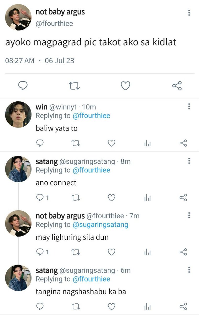 attaphants's tweet photo. heaven's mistake
— a #gemfourth short filo au

gusto lang naman ni fourth magpakuha ng graduation picture. noong bigayan na ng copy, bakit may nasamang iba sa files niya na hindi niya kilala... ata? 🫣 https://t.co/KxiuobJ8lD