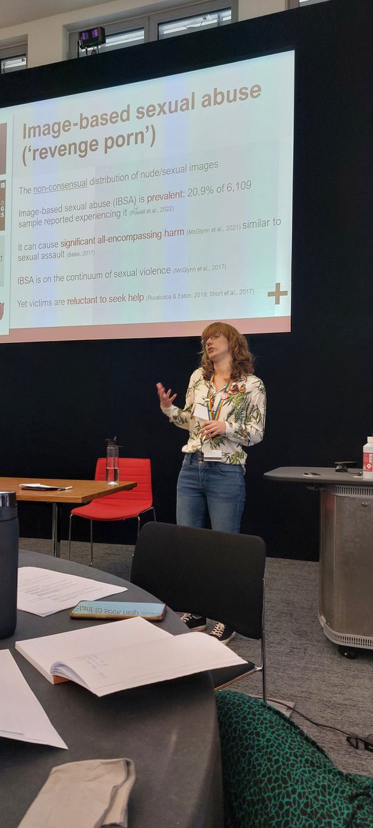 tine_munk's tweet photo. @COOHconference session 2. Image-based Sexual Abuse. Great presentations! Jade Gilbourne, Georgina  Mclocklin, Kirsty Welsh https://t.co/gk66eAF6Bl