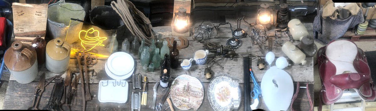 Getting quite a collection at Hanks Ranch - ready for our log cabin stays #cowboy #staycation #holidays #Norfolk #couplesretreat #rebellionway