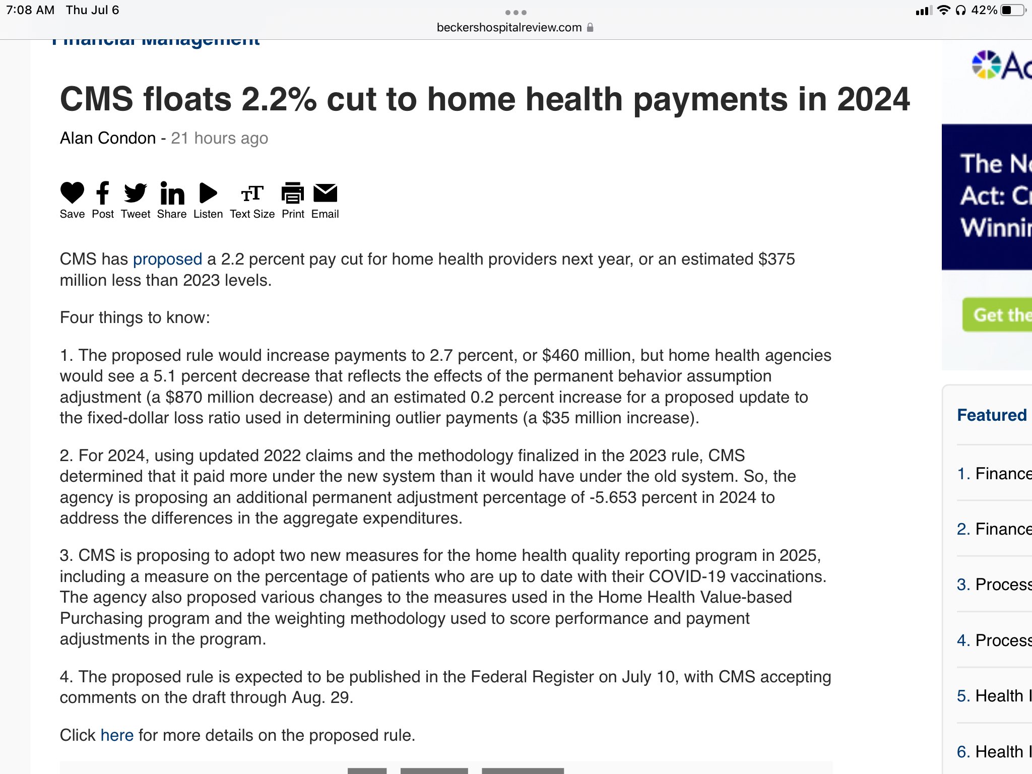 Ed Gaines on Twitter "Could be a harbinger of the ‘24 Medicare
