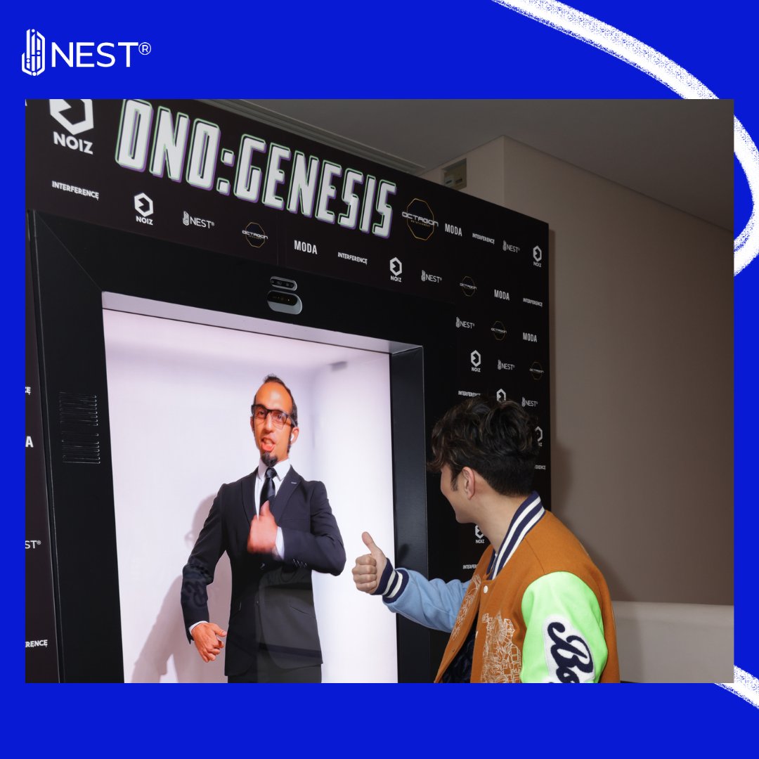 NEST_Ecosystem's tweet photo. On June 23, 2023, an unprecedented event unfolded at the prestigious Soho House in Sheung Wan, Hong Kong. NOIZ and Octagon Metatainment (founded by artist @jonwong63 and Justina Shih) proudly presented Ono: Genesis, an exclusive experience that pushed the boundaries of entertainment, technology, and storytelling. This one-of-a-kind event was powered by the innovative collaboration of NEST®️, Tycoon, INTERFERENCE and MODA.

NEST® played a vital role in creating the NFT ticketing system for the event, enabling the seamless integration of non-fungible tokens into the ticketing process and collaborated with the featured artist to deliver an unforgettable #augmentedreality experience, bringing the artists' captivating artwork to life.

Guests were treated to an avant-garde mixed reality concert featuring NOIZ's hyper-realistic Proto 4K holograms and Octagon's art tech-enhanced performers.

This incredible fusion of art and technology created an unforgettable experience that will leave a lasting impression. 🎨🌐✨