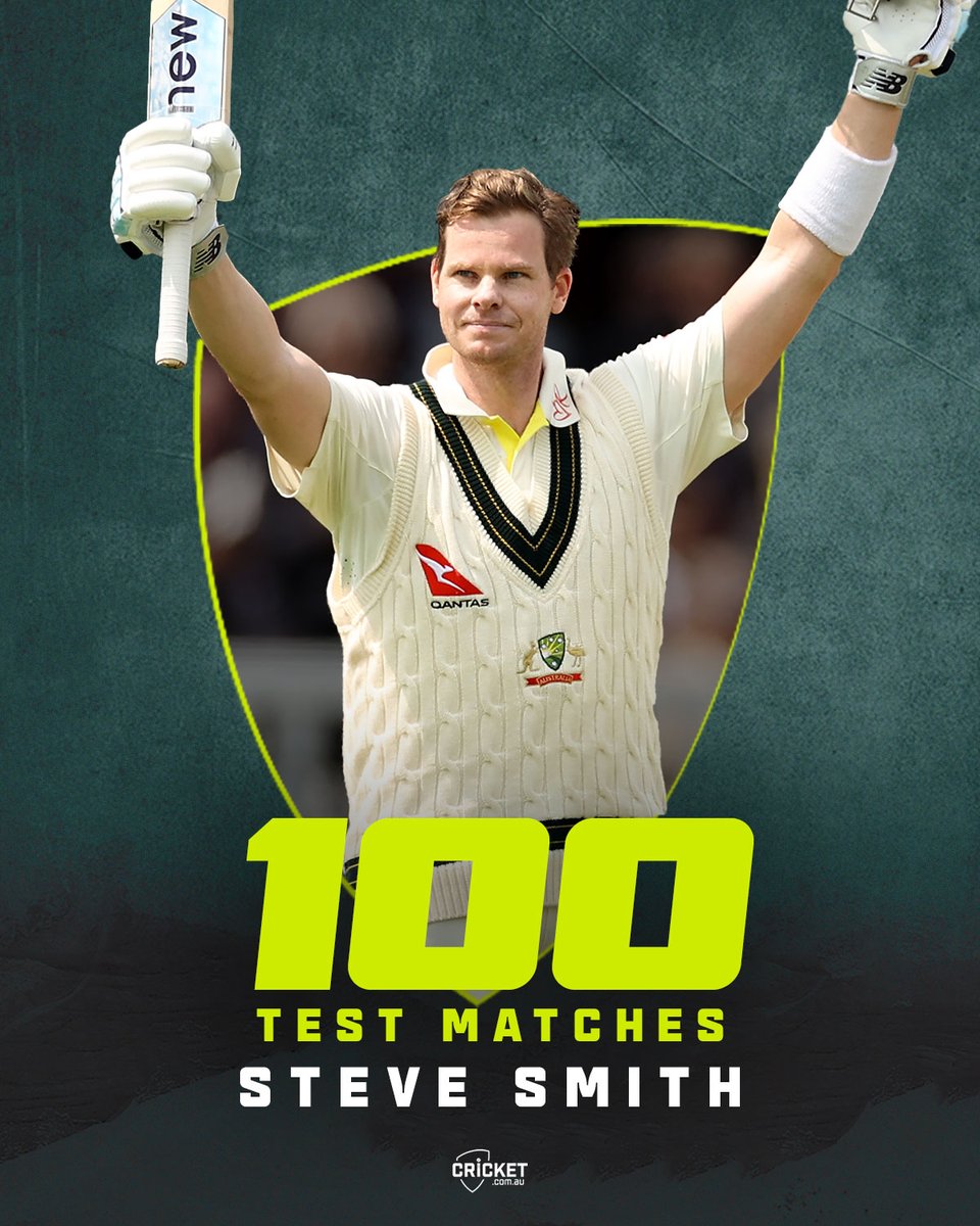 cricketcomau's tweet photo. Another century for a modern-day great.

#Ashes #Smith100 https://t.co/4qd0fWVU6l
