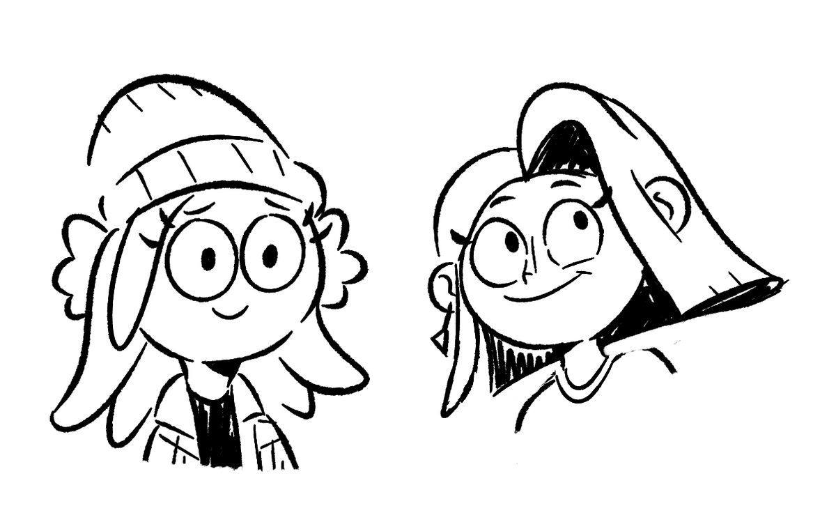 Froggy_doodles's tweet photo. I kinda liked Ruby and Chelsea's early designs https://t.co/bladHLTMQr