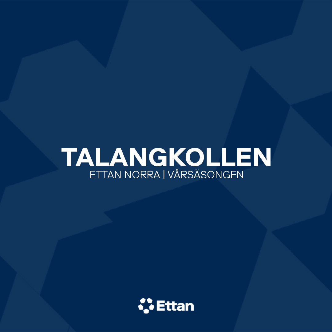 Ettanfotboll's tweet photo. Här är talangsammanställningen, födda 2003 eller senare, för klubbarna i Ettan Norra.
@HammarbyTFF spelade flest talanger, hade högst speltid och lägst snittålder.
#ettanfotboll
#ettan
#talang https://t.co/wZdyzQQTkP