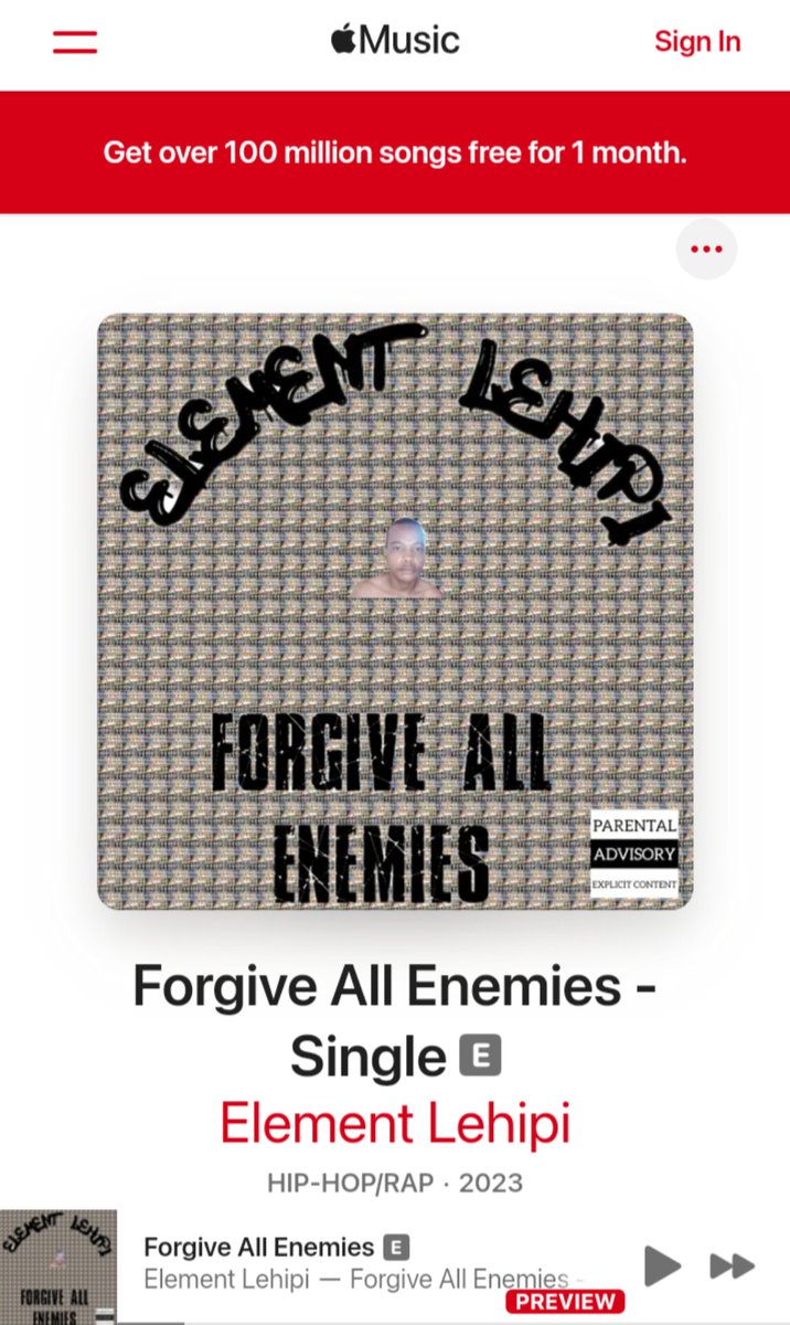 ElementLehipi's tweet photo. 🙂 Support by checking out my song on @AppleMusic. Also available in the @iTunes store.

Element Lehipi - Forgive all enemies

https://t.co/BTKcIqDTCm https://t.co/YUYHKiUHGK