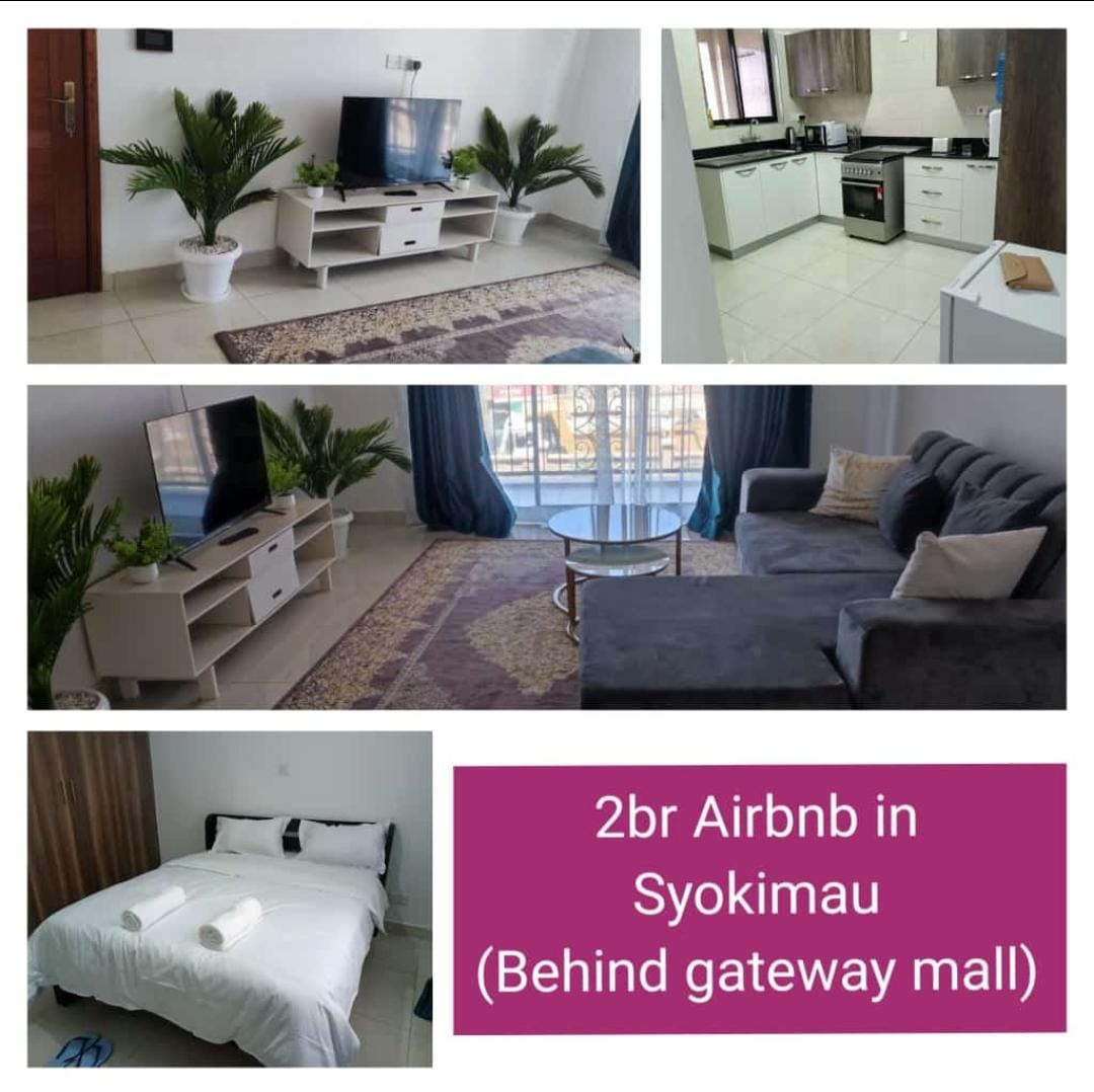 💎2br Airbnb available ksh.4500
💎Location syokimau behind gateway mall 
💎10minutes drive from the airport 
💎Call Joy to reserve this unit
+254757830015

#airbnb #airbnbsuperhost #airbnbkenya #Nairobi #syokimau