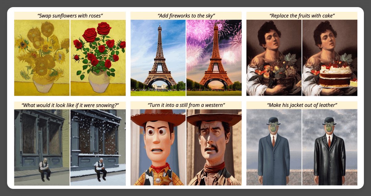 What's the most fascinating use of generative AI you've seen?

Turning text into images is impressive, but what about having a model follow instructions to edit your pictures? The potential for this is endless!

But how does it work?

In a recent study, researchers from the