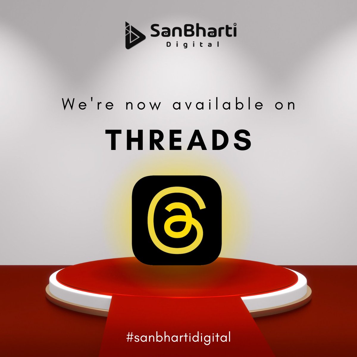 sanbharti_ads's tweet image. We&apos;re now available on Threads. Lets connect there.

#sanbhartidigital #threads #threadstories #threadstory #threadsapp #threadapp #metathread