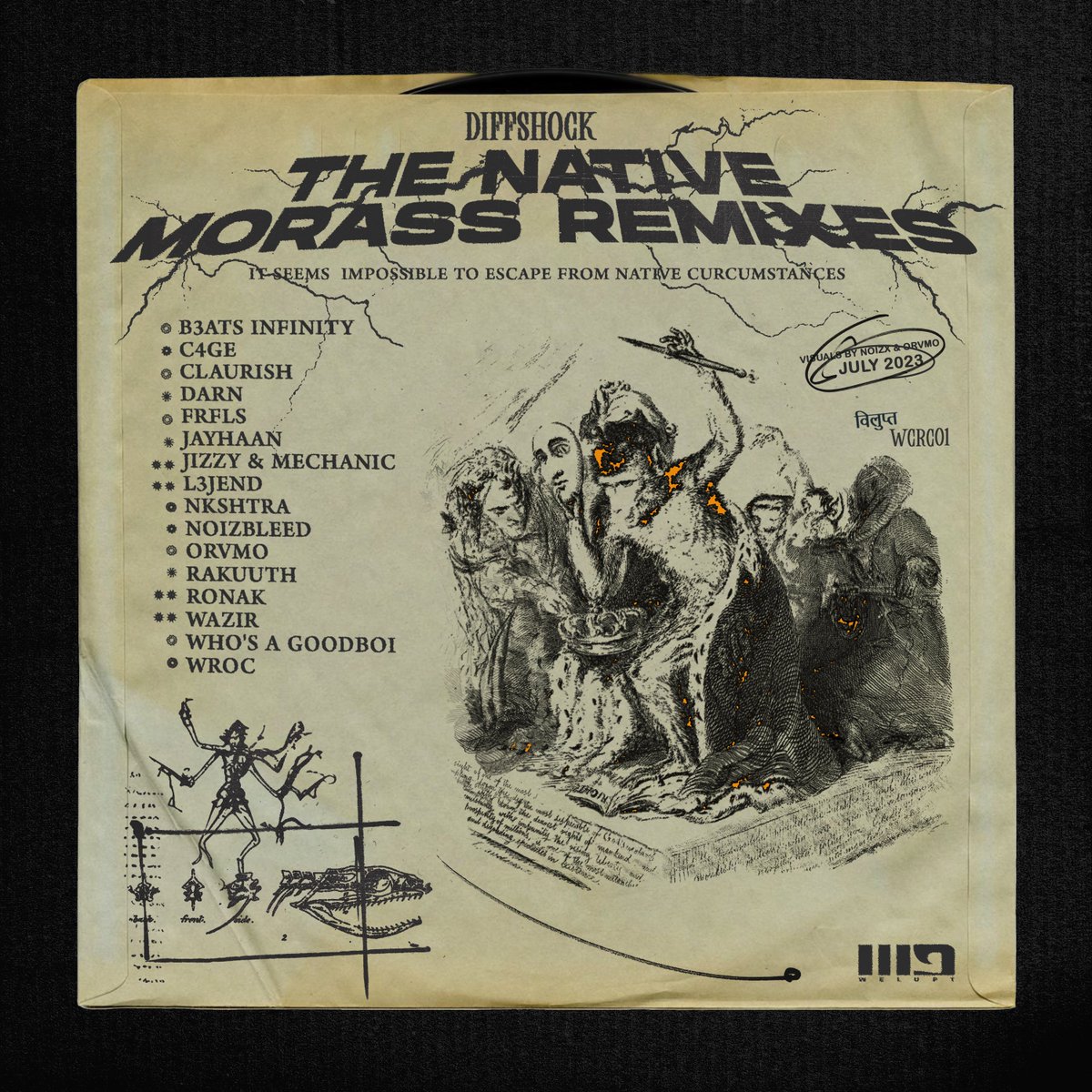 One of the Biggest Remix Compilation in Indian Dance Music. 'The Native Morass Remixes' comes out on 7th July. 

Join us for an exclusive listening party &amp; QnA session on our discord server 8pm tonight

Art by - <a href="/orvmomusic/">orvmomusic</a>