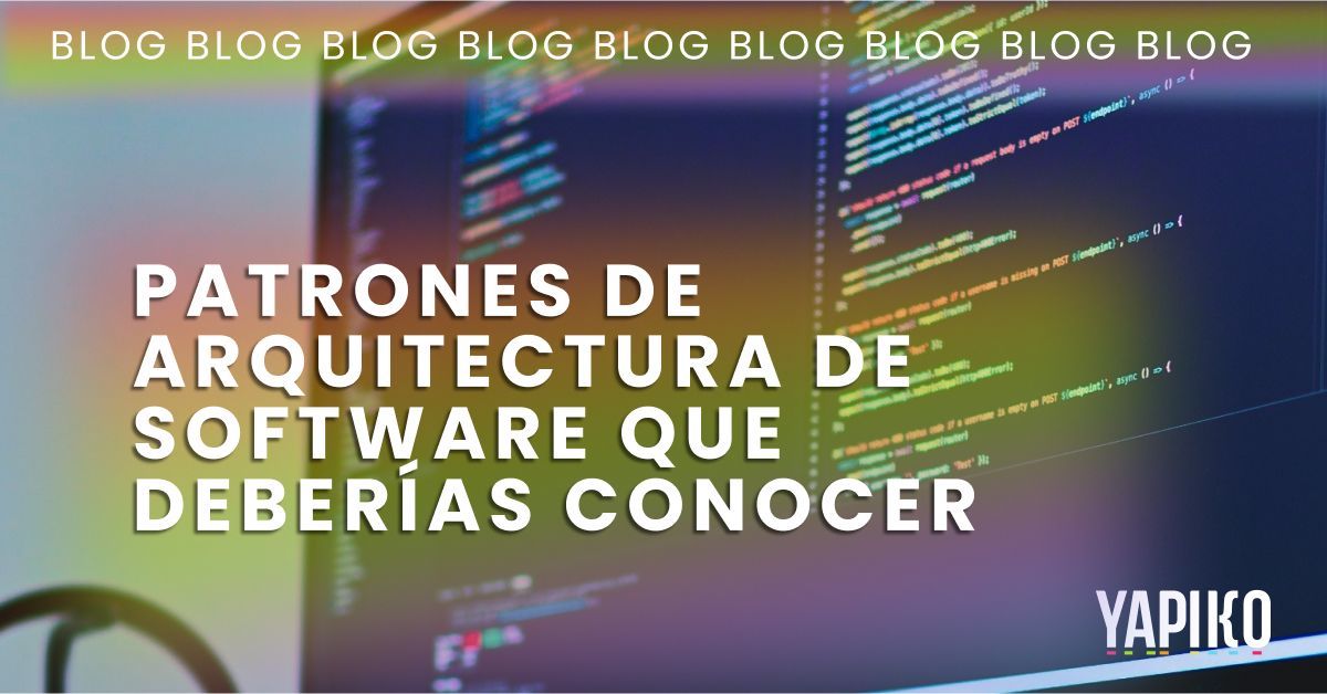 Did you know that the use of Software Architecture Patterns 🏗️ can improve your applications/systems in terms of quality 👌, agility 🏃‍♂️, troubleshooting 🆘 and productivity 🏭?

How? More info👉: yapiko.com/blog/software-…

#softwaredevelopment #SoftwareEngineering #Productivity