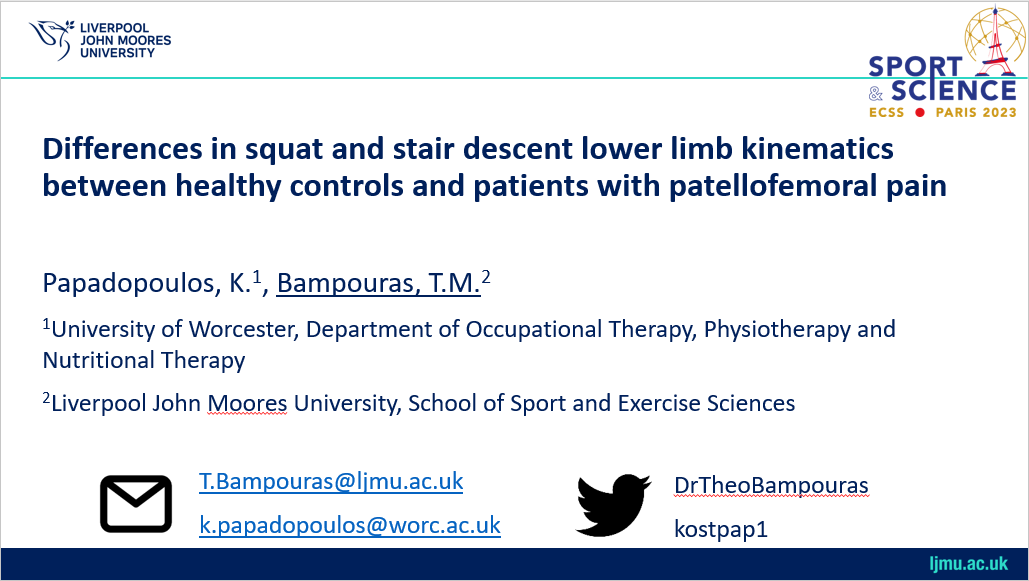 Dr Theodoros M. Bampouras tweet media