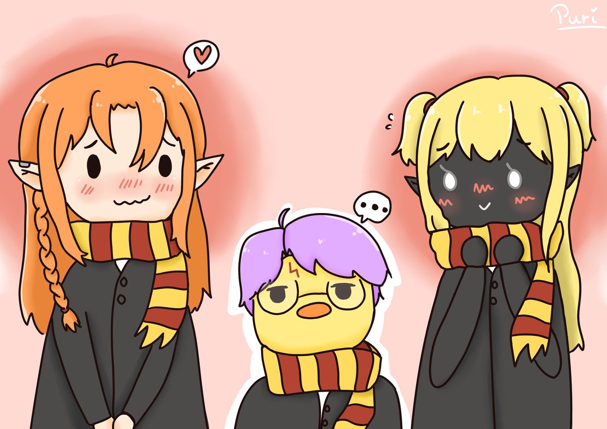 Pullilou's tweet photo. "I'm like Harry and they're Ron and Hermione..."
#qsmp #qsmpfanart #badboyhalofanart #foreverfanart #Bagherafanart #dramatrio #4halo https://t.co/9gI27AqNi3