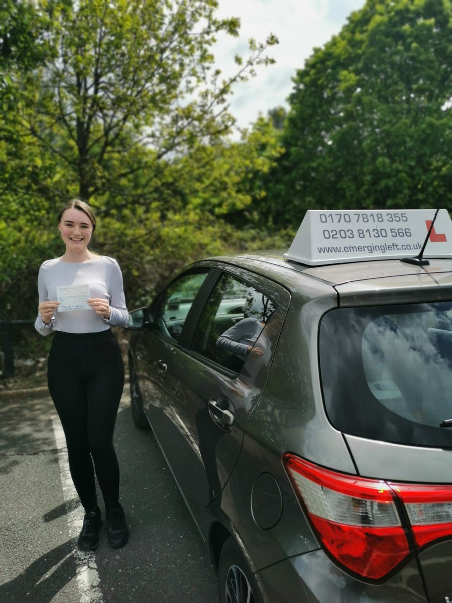EmergingLeft's tweet photo. Congratulations Sasha! She said "I did a 25 hour course with Emerging Left &amp; passed! I'd failed previously &amp; that knocked my confidence. Emerging Left helped me regain my confidence &amp; taught me everything I needed to drive safely for the rest of my life (not just to pass)." https://t.co/2eIHBY8Fiz