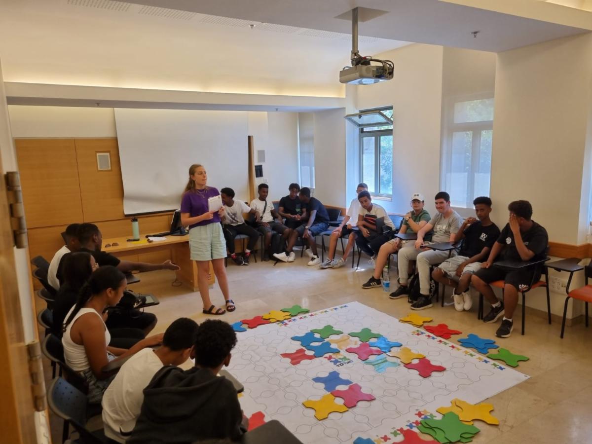 ENPIsrael's tweet photo. ENP convened teens from all over Israel to celebrate the culmination of the 2022-23 Ti'ud Program in Jerusalem for the fourth year.  This extraordinary program is made possible thanks to the generous support of Rosalee and Richard Davison and the Ben and Zelda Cohen Foundation. https://t.co/wBhdMt5NFJ