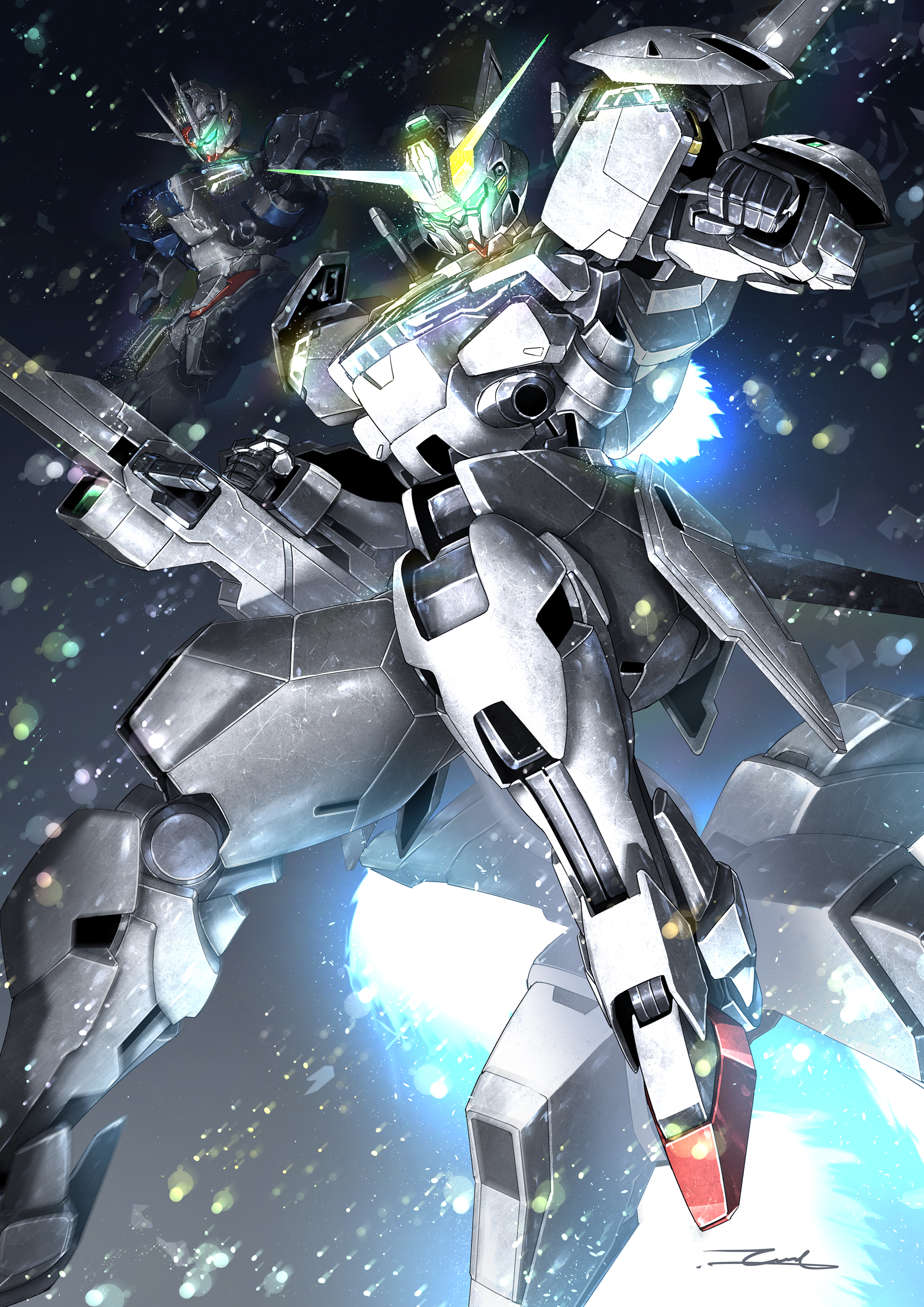 水星の魔女 HG ガンダムエアリアル ガンダムキャリバーン セット