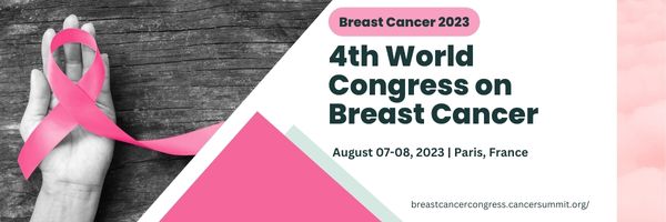 editor_lilly's tweet photo. 4th World Congress on Breast Cancer scheduled on August 07-08, 2023 in Paris, France.
For Details visit https://t.co/AjFL2osRHW

#breastcancer #Cancer #conference #breastmessage #Cancers #cancersurvivor #CancerFree #conferences #CancerSzn https://t.co/bcnnNYFVeb