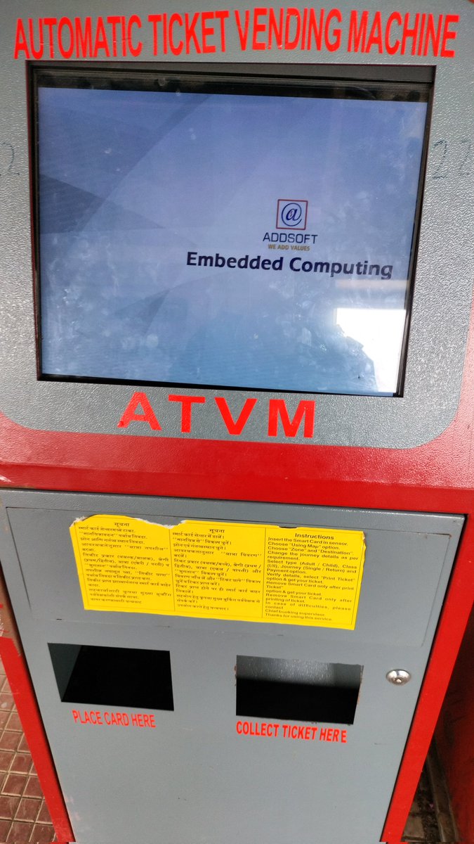 <a href="/Central_Railway/">Central Railway</a> <a href="/RailMinIndia/">Ministry of Railways</a> <a href="/RailwaySeva/">RailwaySeva</a> 
At karjat station AVTM machine not working kindly check