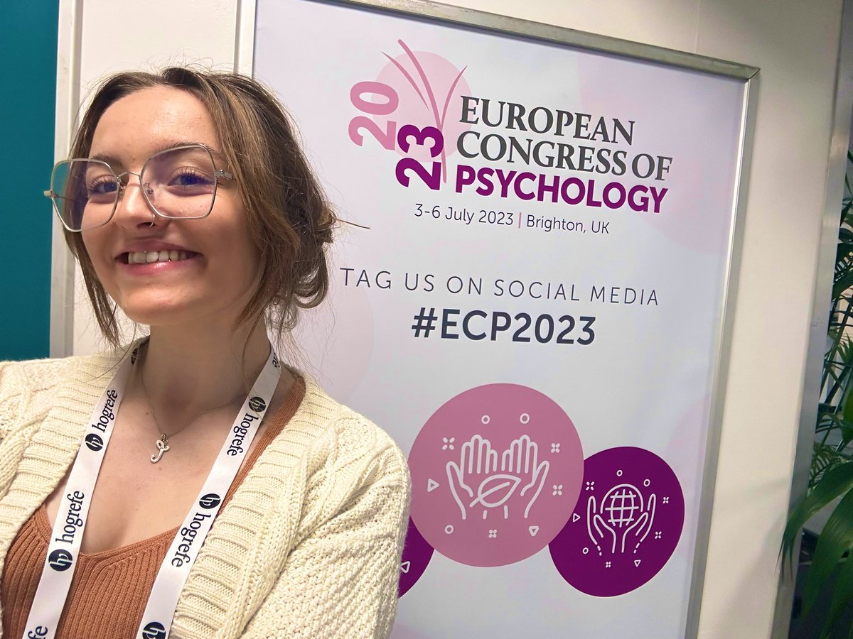 Thank you ECP for giving me the opportunity to present my undergraduate dissertation research! This is my first ever conference but it has given me the confidence to (hopefully) present at many more! #ECP2023