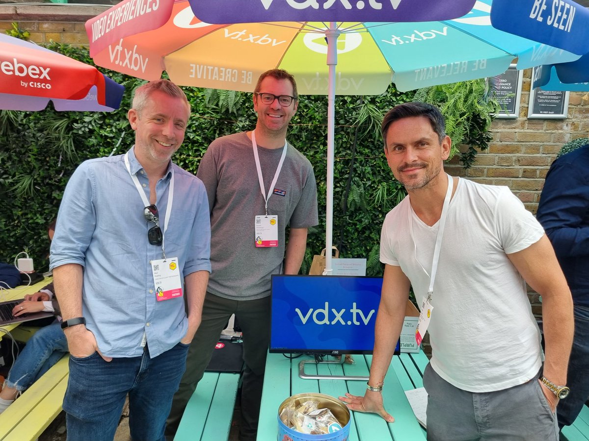 BUSY few days at @MADFESTLONDON - but it's #mediathursday now and time for a drink in the sun and winding down a bit. Not too late to come and see the @VDX_tv team in Wine Alley though 😎 #connectedtv #DigitalMarketing #videoadvertising