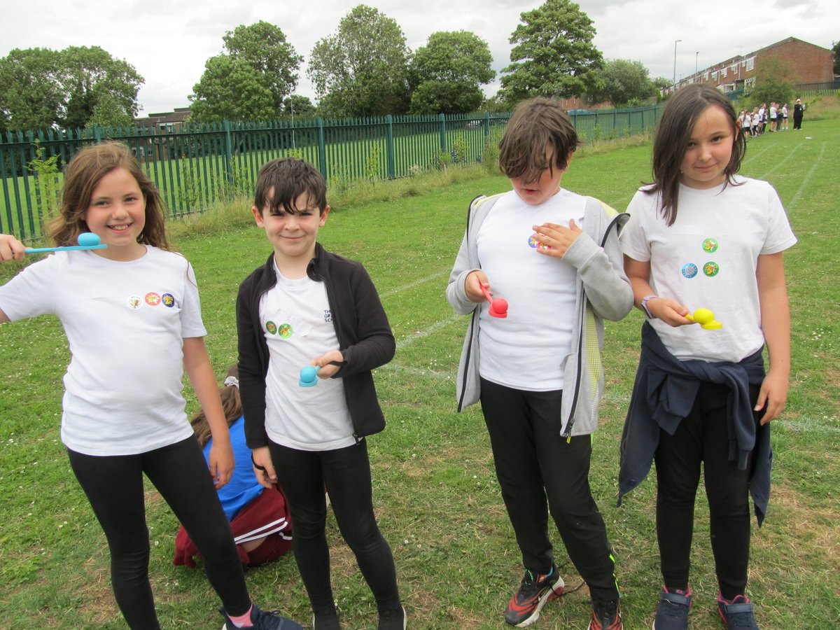 More from Blue Sports day.