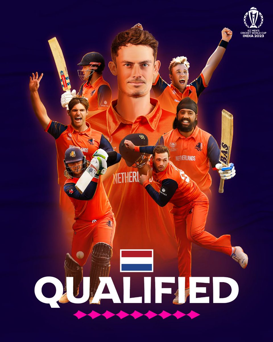 A stunning heist! 😱

Netherlands have booked their #CWC23 tickets 🎫✈

#SCOvNED