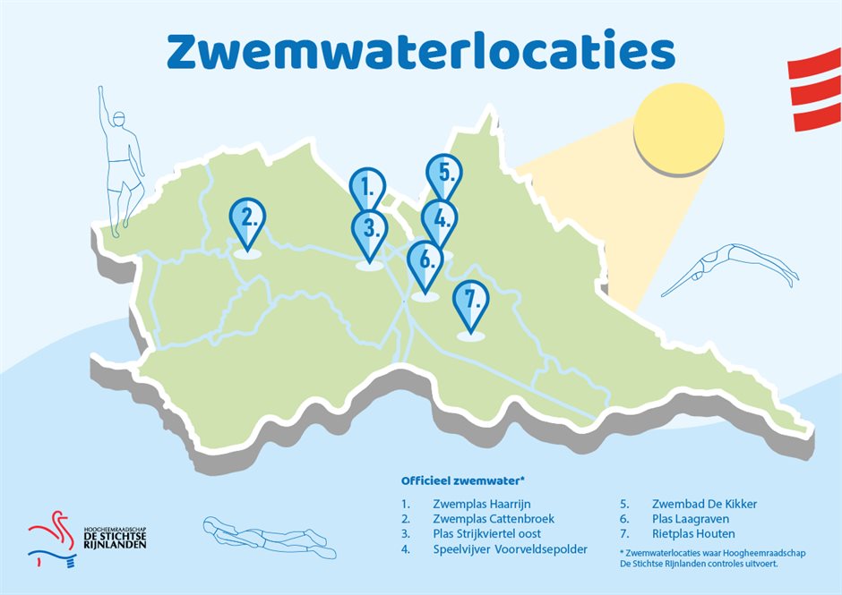 ⚠️ Extra wateraanvoer in West-Nederland zorgt voor gevaarlijke stroming. Geniet dit weekend van het warme weer, maar spring alleen in het water op officiële zwemlocaties. 💦☀️ Veiligheid gaat voor alles!

Meer informatie over zwemlocaties: hdsr.nl/werk/recreatie…