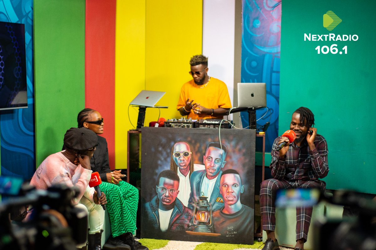 NBSAfter5's tweet photo. ON AIR: After5 with @mckatsug, @DouglasLwangaUg, @vianaindi, @DjRoja, and @dvjmercypro

It’s TBT, and we are taking you back in time. Download the 
@afromobileug app to watch live. 

Request for old time hits using the hashtag #NBSAfter5 to watch them play https://t.co/wKmsLJi0DQ