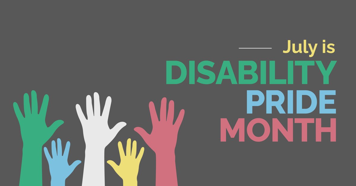 July is Disability Pride Month. Disability pride has been described as “accepting and honoring each person’s uniqueness and seeing it as a natural and beautiful part of human diversity.”  Learn more here: bit.ly/3X1sbAF

#disabilitypridemonth #eriksoninstitute #dei #ece
