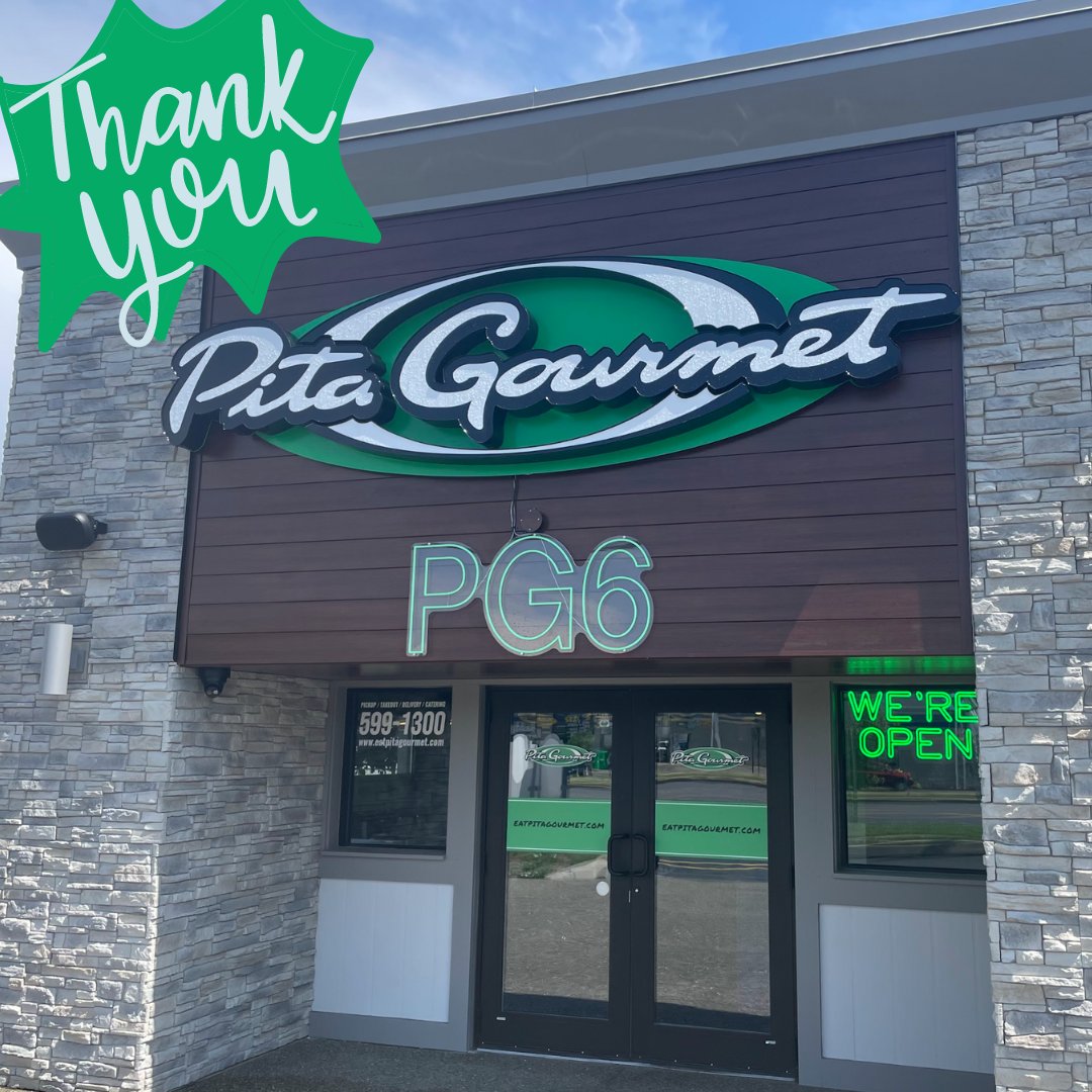eatpitagourmet's tweet photo. We are overwhelmed with the Hamburg community welcoming us to the neighborhood! The launch of PG6 has been incredible and we are enjoying meeting and serving all of you! Stop in, call 716-599-1300, or order https://t.co/OGqoA7l6rb https://t.co/F8ua97ZkOm