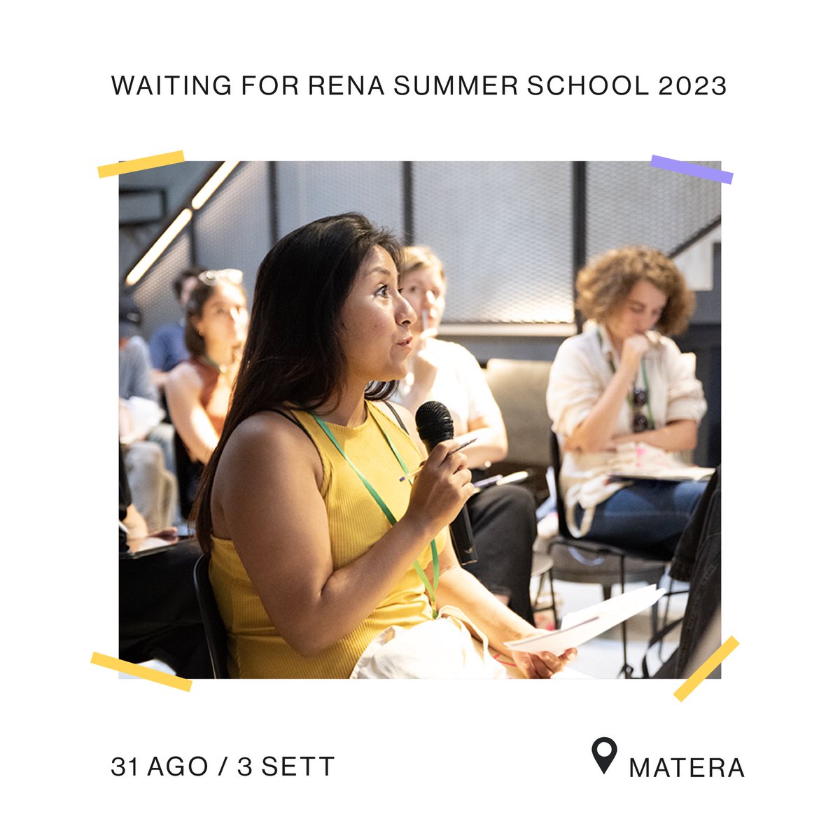 Tra lə speaker della School: Sofia Pasotto, attivista per il clima, Marie Moïse, attivista e ricercatrice, Tommaso Goisis, attivista di Saichepuoi.it, Ronke Oluwadare, psicoterapeuta sistemica, Luca Trivellone di Ultima Generazione e Martina Turola di The Good Lobby.
