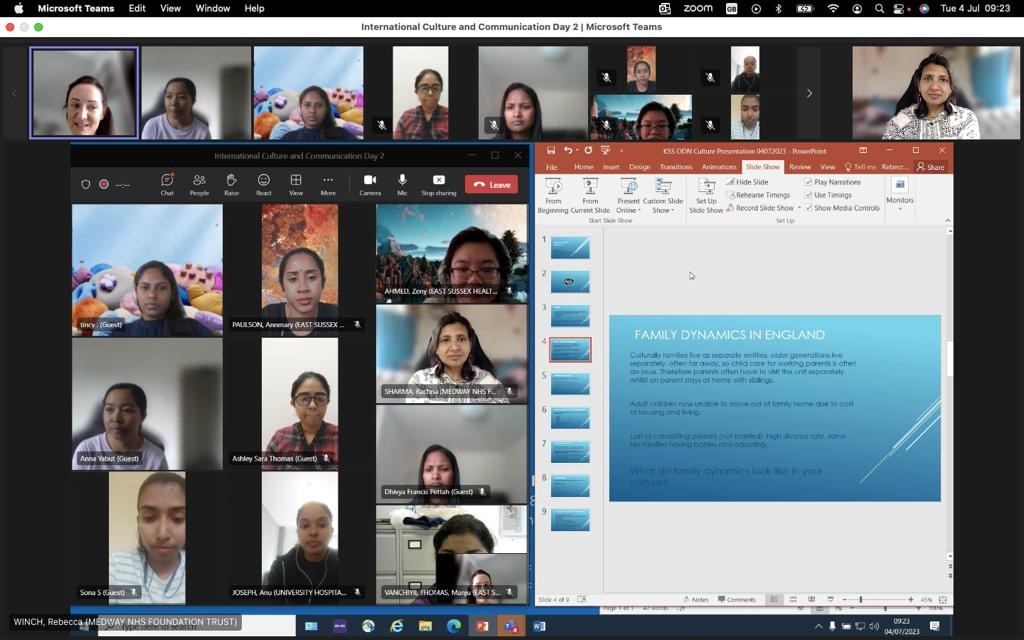 KssOdn's tweet photo. KSS Neonatal ODN organised a Culture and Communication 3 day Programme for International health professionals. The programme was well received by all and will support cultural transition and communication of all attendees.
#NHS75 #southeastspecialisedcommissioning https://t.co/I1Qia4ZJID