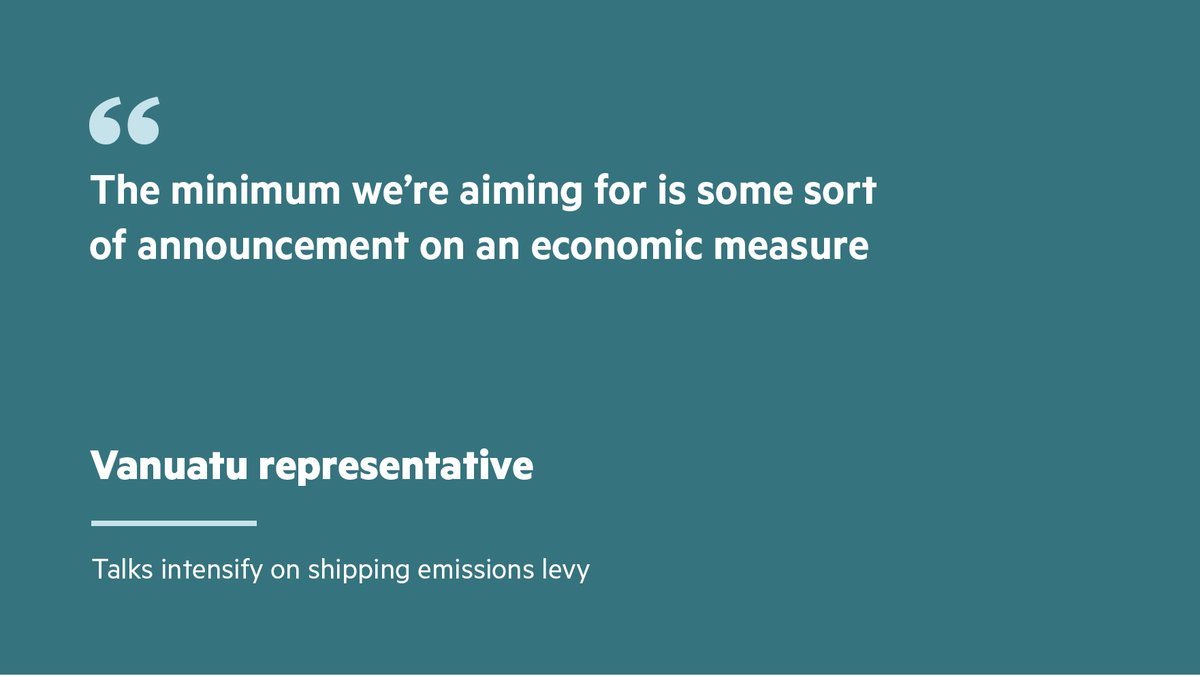 Sustainable Views (@sustainviews) on Twitter photo Public opposition to an emissions tax on shipping vessels made consensus seem a distant hope at this week’s UN meeting – but in private, talks might be advancing.
on.ft.com/44zH4g3
<a href="/IMOHQ/">International Maritime Organization</a> <a href="/OECD/">OECD ➡️ Better Policies for Better Lives</a> #emissions Public opposition to an emissions tax on shipping vessels made consensus seem a distant hope at this week’s UN meeting – but in private, talks might be advancing.
on.ft.com/44zH4g3
<a href="/IMOHQ/">International Maritime Organization</a> <a href="/OECD/">OECD ➡️ Better Policies for Better Lives</a> #emissions