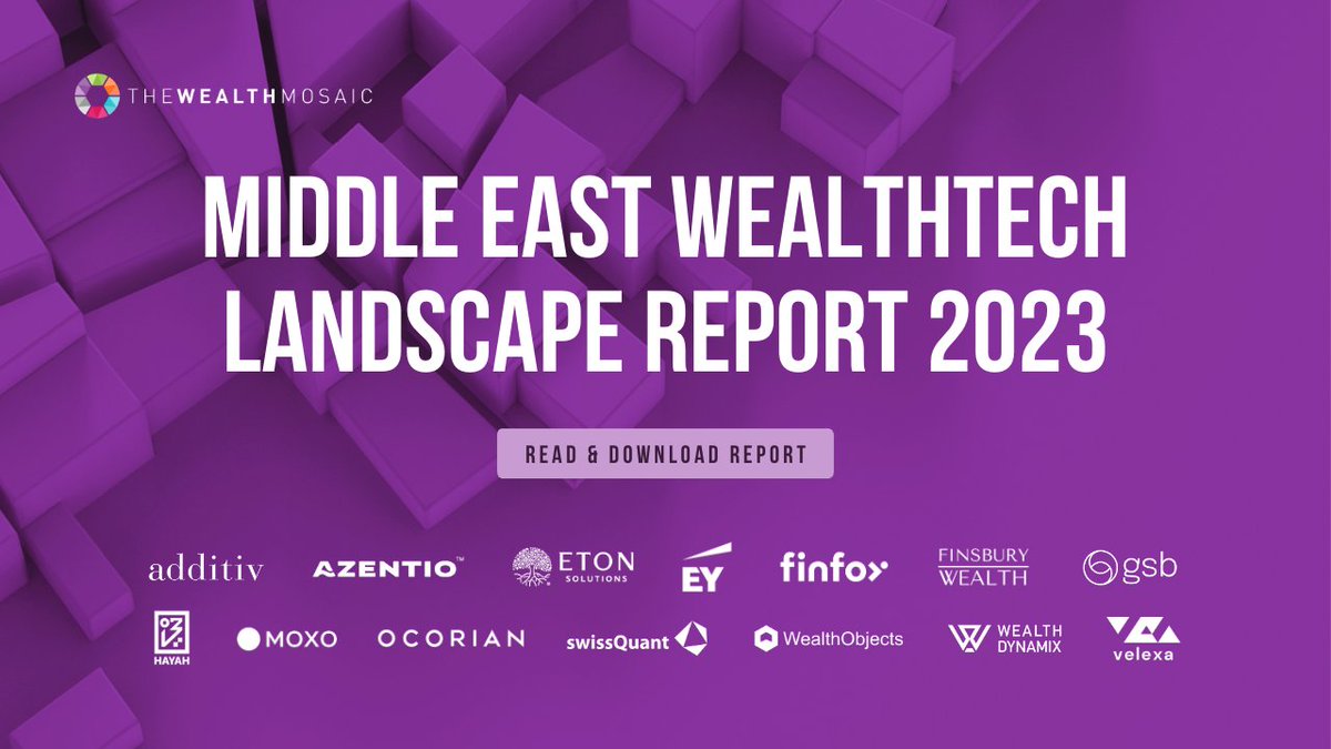 We are delighted to announce the publication of our #MiddleEast #WealthTech Landscape Report 2023! Give it a read to keep up-to-date on the most relevant and impactful #technology topics for the Middle East #WealthManagement market. 📣 #privatebanking ow.ly/poxj50P4SW8