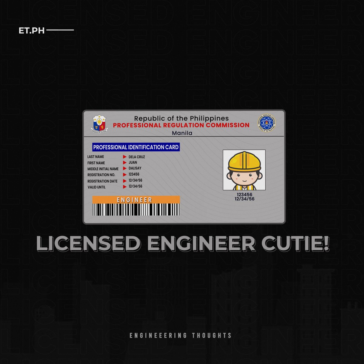 EngrtPh's tweet photo. LICENSED ENGINEER CUTIE🪪👷 https://t.co/fpIyXPD6xA