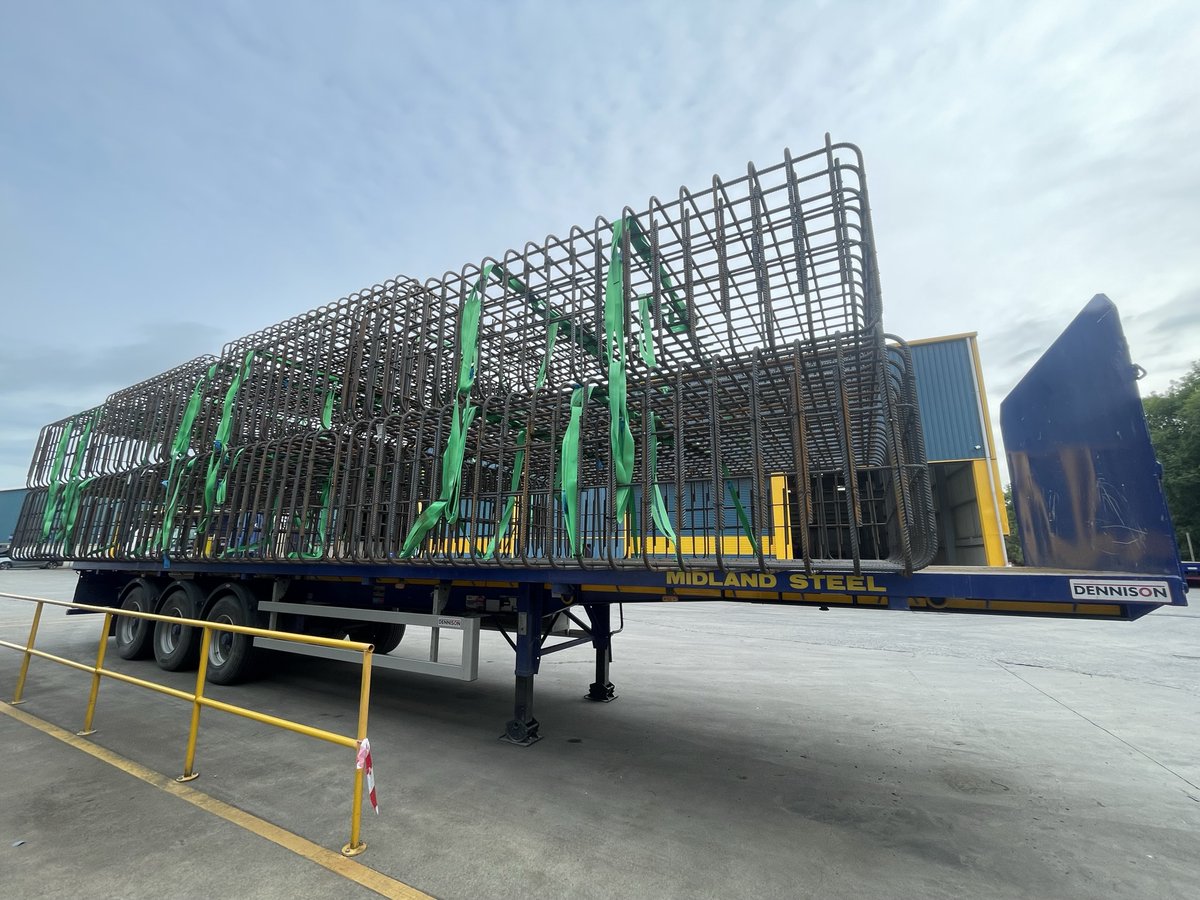 midland_steel's tweet photo. FasterFix the future of Sustainability & Construction, the future of Rebar!!
15 tonnes of pad foundations ready to leave our yard.
Contact us for your next project.
From detailing to delivery here at Midland Steel.
#FasterFix #padfoundations #midlandsteel https://t.co/RTdqYGfRMB