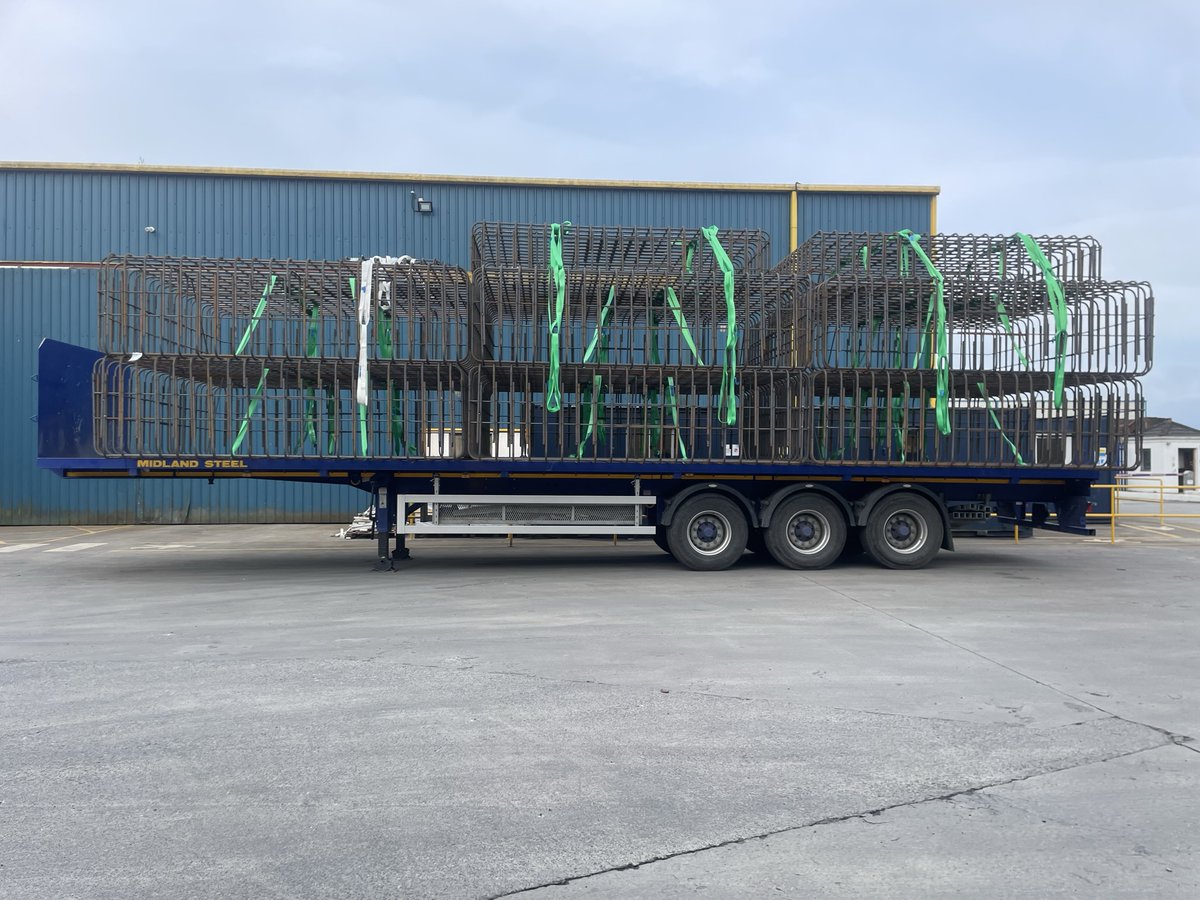midland_steel's tweet photo. FasterFix the future of Sustainability & Construction, the future of Rebar!!
15 tonnes of pad foundations ready to leave our yard.
Contact us for your next project.
From detailing to delivery here at Midland Steel.
#FasterFix #padfoundations #midlandsteel https://t.co/RTdqYGfRMB