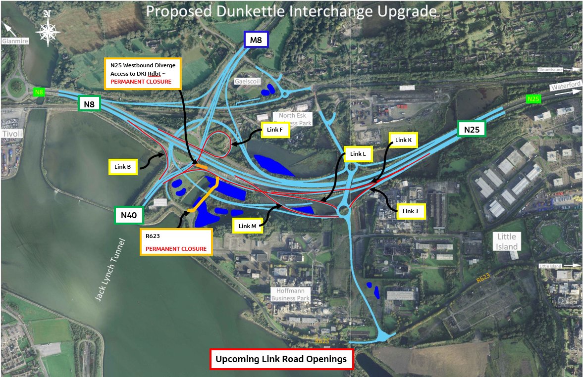 M28Project's tweet photo. See today's Progress Update on the Dunkettle Interchange Upgrade Project in relation to Links Opening Event this Sunday, 09th of July 2023:
https://t.co/QxI2dicqMO
Visit our YouTube page for the videos:
https://t.co/wRUbHtDviK
@CorkChamber
@corkcitycouncil
@Corkcoco
@TIITraffic https://t.co/m9PZJNi9Wp