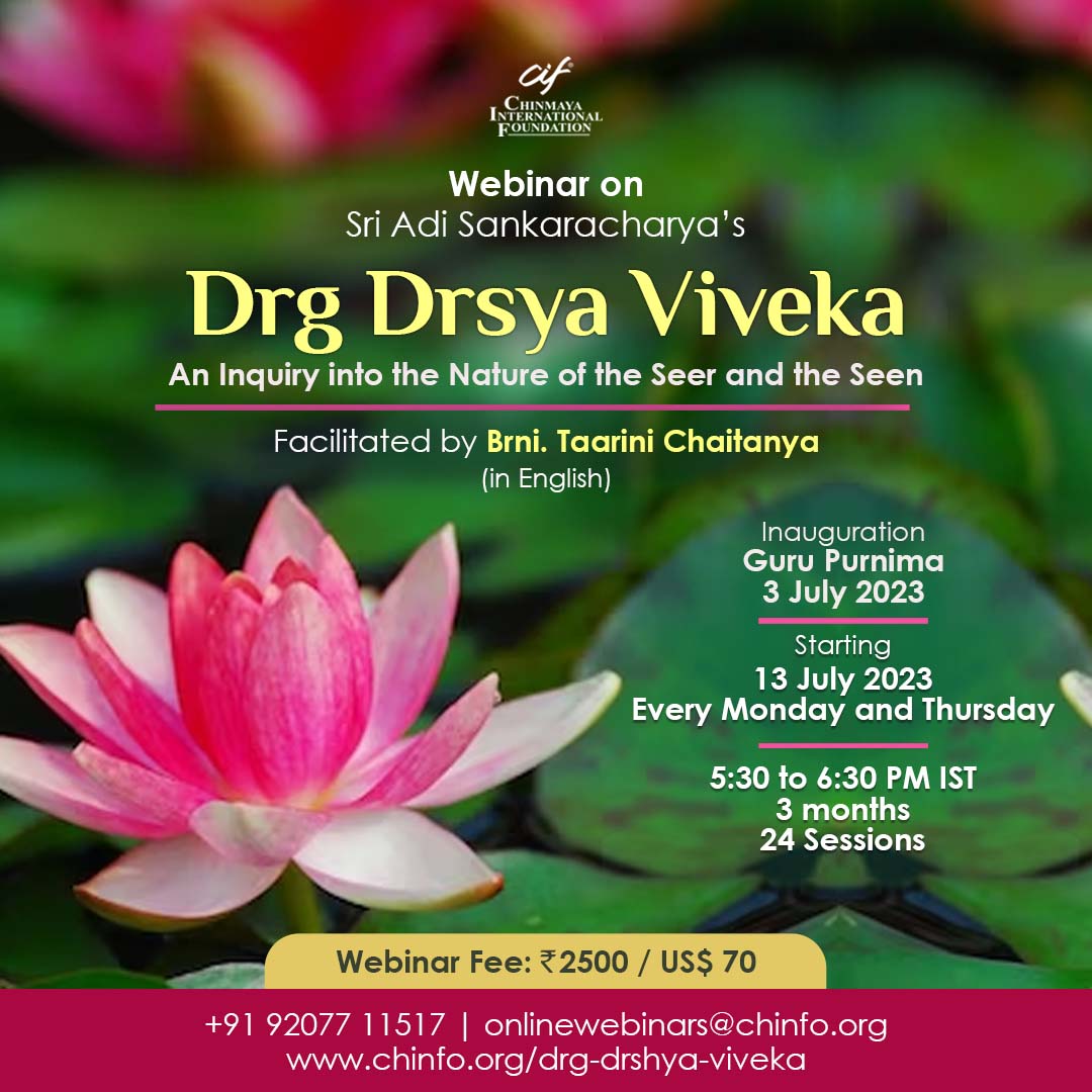 ciftweets's tweet image. #DrgDrsyaViveka: An Inquiry Into the Nature of the Seer and the Seen.

This concise text of 46 verses is an excellent introduction to the higher Vedantic principles. bit.ly/46xZHmr

#ChinmayaInternationalFoundation #AncientIndianKnowledge #Vedanta #AdiShankara