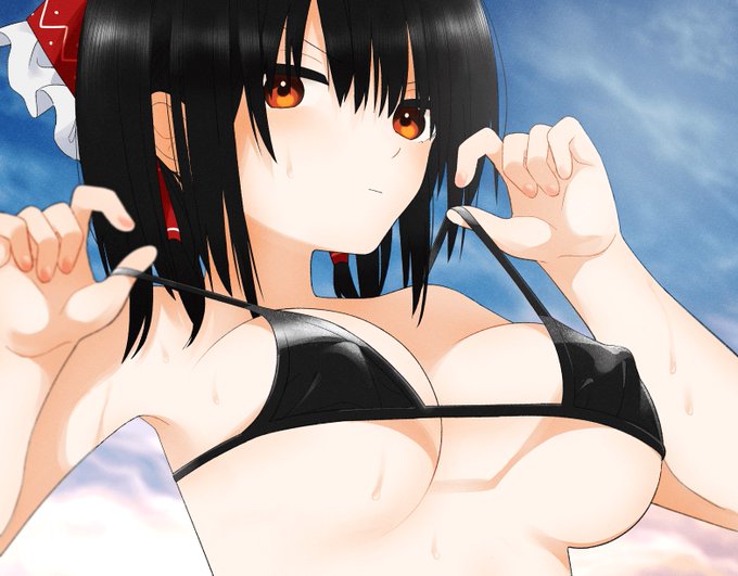 黒ビキニ霊夢さん #東方Project 