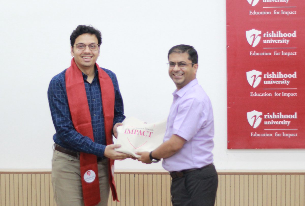 RishihoodUni's tweet photo. Nothing is new in this world except the history you don't know: @RajatSethi86, Co-Founder of AI Venture and Advisor to State Governments. Shri Sethi was addressing delegates on the Day 4 of the 7th edition of Rishihood University's Policy Boot Camp'23. #PBC23 #BeandMake #RishihoodUniversity #PolicyBootCamp #EducationForImpact
@chitti_1729 @SahilAgg92 @shobweet